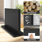 Black Magnetic Knife Holder, Double-Sided Magnetic Knife Block Universal Multi-function Display Rack for Kitchen Counter