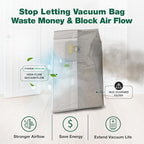 9 Valet & VacuMaid Vacuum Bags Compatible with AstroVac, Part # HPB2HPK & HPB2H, Fits Models: H1P, P70, SR36, SR38, SR52H, ATQ300, GV30, GV50, GV30PRO & GV50PRO (9 Pack)- by Think Crucial