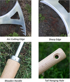 Weed Puller Tool, Manual Stainless Steel Weeding Tool, Triangle Shape for Lawn Vegetable Garden Farm Planting