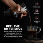 Danger Coffee by Dave Asprey, Remineralized, Mold Free & Lab Tested Whole Bean Coffee, Dark Roast, 10.9 Ounce