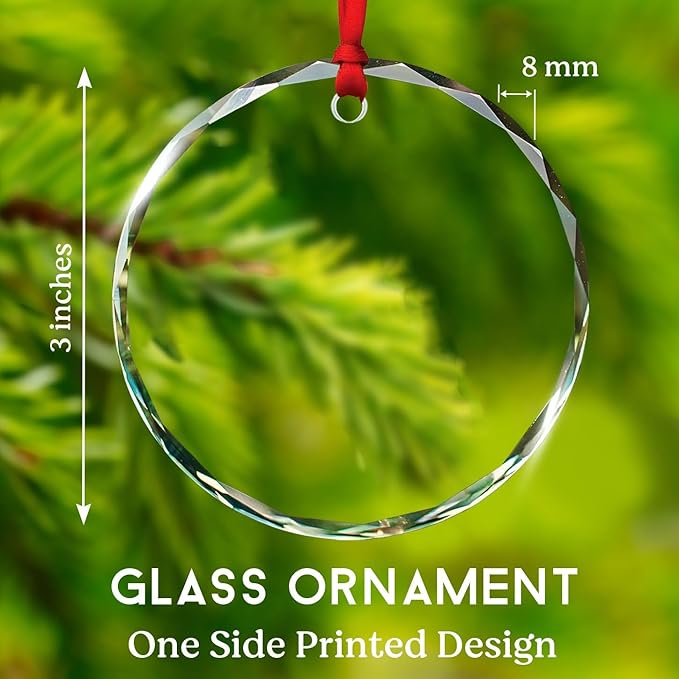 Tuba Lover Christmas Keepsake Gift, Personalized Tuba Musical Instrument Glass Ornament Gifts for Music Lovers, Instrument Player Ornament Christmas 2025, Custom Text & Name Tubarist Glass Ornaments