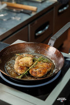Matfer Bourgeat Black Carbon Steel Frying Pan, 17 3/4"