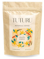Organic Cinnamon Vanilla Ground Coffee - Real Cinnamon & Vanilla - Medium Roast, Flavored Coffee - Smooth Low-Acid - Perfect for Drip, Pour Over or Cold Brew - 8 oz, 22 Servings