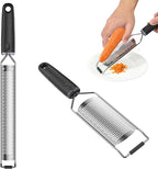 4Pcs Stainless Steel Grater for Different Food Grater with Non-Slip Handle for Vegetables Cheese Shredder and Lemon