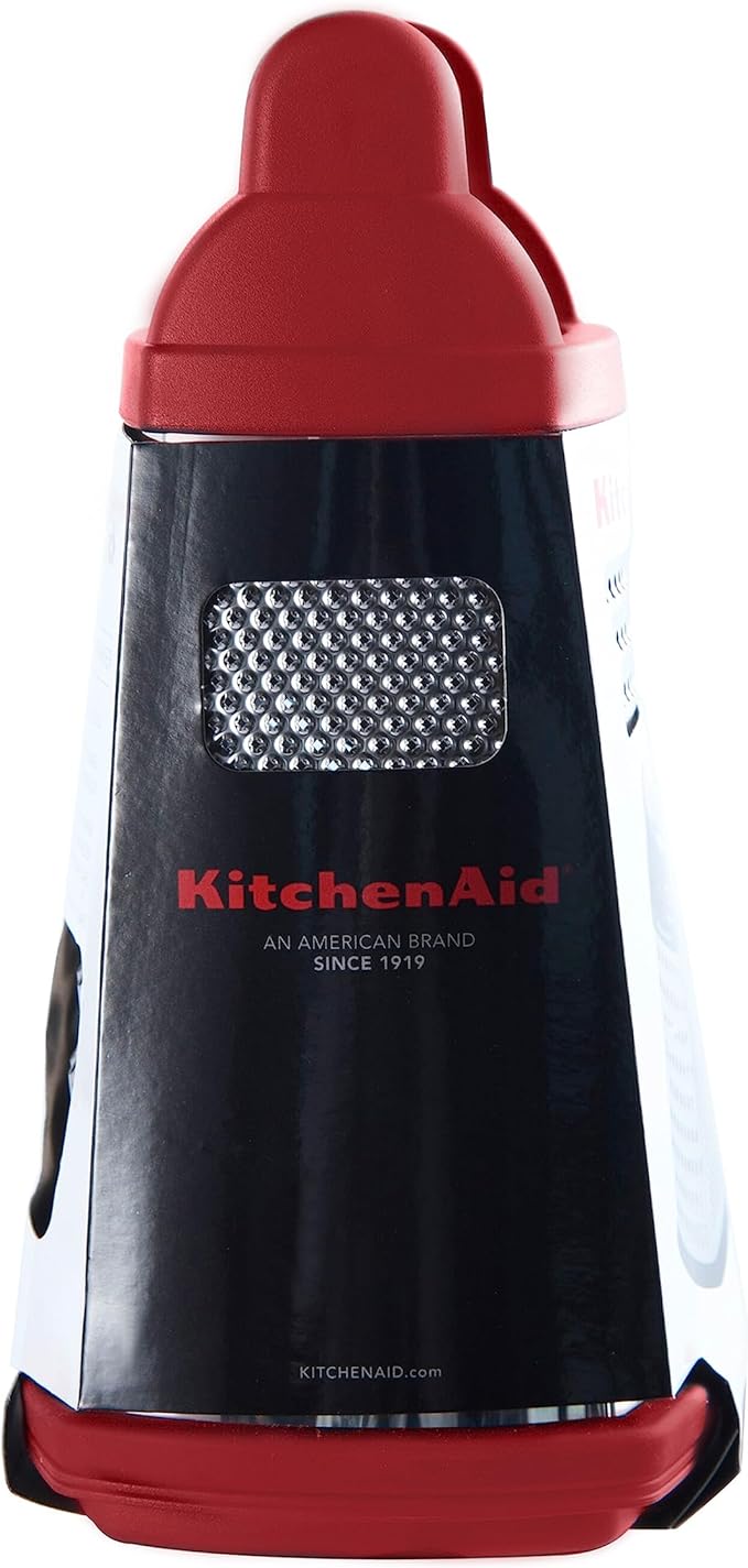 KitchenAid Gourmet 4-Sided Stainless Steel Box Grater with Detachable Storage Container