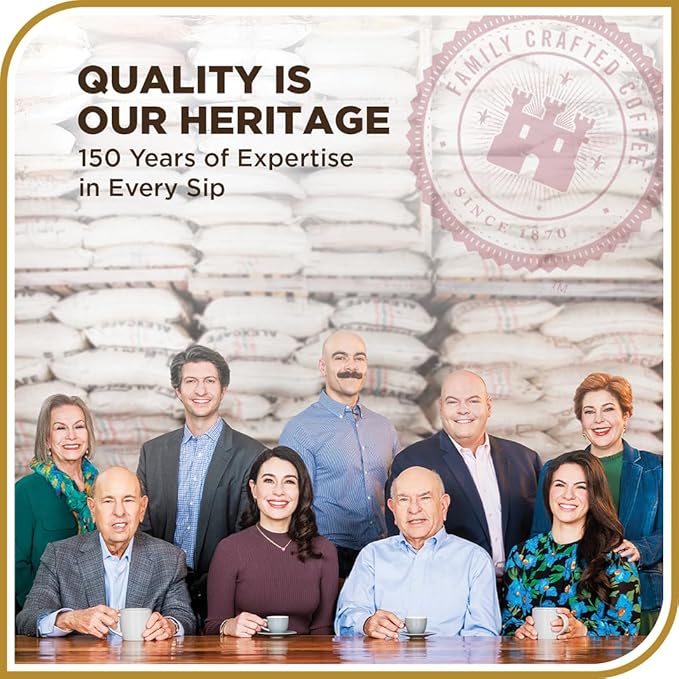 Don Francisco's Hawaiian Hazelnut Ground Coffee, Medium Roast – Flavored 100% Arabica, 12 oz Bag, Premium Coffee for Drip, Pour Over & French Press
