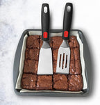 Professional Mini-Serving Spatula Set, Stainless Steel Cutter and Serve Turner for Serving, Flipping or Cooking, Ideal for Brownies, Tiramisu, Cakes, Lasagna or Cookie etc.
