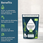 Puracy Dishwasher Pods, Natural Dishwasher Detergent, Free & Clear Dish tabs - Enzyme-Powered, Spot & Residue Free - TikTok Trend Items, Must Haves from TikTok Made Me Buy It (Free & Clear, 18 Count)