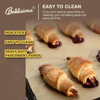 16x24 inch Unbleached Heavy Duty Parchment Paper Sheets, 100Pcs Precut Non-Stick Full Parchment Paper for Baking, Cooking, Grilling, Frying, Steaming, Full Sheet Baking Pan Liners