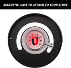 Magnetic Wood Stove Thermometer Oven Temperature Thermometer for Wood Burning Gas Stoves Chimney Pipe Avoiding Destroyed by Overheat(2 Pieces)