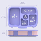 Bentgo Kids Prints Leak-Proof, 5-Compartment Bento-Style Kids Lunch Box - Ideal Portion Sizes for Ages 3-7, Durable, Drop-Proof, Dishwasher Safe, & PFAS & BPA-Free Materials (Carousel Unicorns)