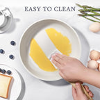 GiPP Ceramic Nonstick Frying Pan - 12 Inch Healthy Non-Toxic Non Stick Skillet Omelette Pans, Induction Compatible Chef Pan, PFAS & PFOA-Free, Dishwasher Safe, Stay Cool Handles