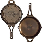 Backcountry Iron 6 Inch Smooth Wasatch Pre-Seasoned Round Cast Iron Skillet