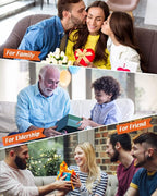 Pack of 2 Silicone Spatula, Non Stick Cooking Utensil Set Wooden Handle Kitchen Turner for Baking Mixing Grilling Serving Food Heat Resistant Non Scratch Hooks Included (Grey)