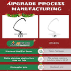 𝐒𝐭𝐚𝐢𝐧𝐥𝐞𝐬𝐬 𝐒𝐭𝐞𝐞𝐥 𝐊𝟒𝟓𝐃𝐇 Bread Dough Hook 4.5/5.0 QT kitchen mixer attachment,Bread Dough Hook K45DH Replacement for K45 K45SS KSM90 KSM150 KSM5 KSM500 Maker Attachment- by MIFLUS
