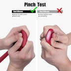 Heat Resistant Silicone Spoon Spatula, Doosu 600°F High Temp Flexible Cooking Spoons Kitchen Rubber Spoonula Scratch-Proof for Mixing Stirring Scraping Serving Non-Stick Cookware (11.4in, Red)