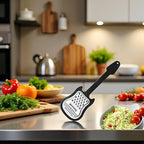 Handheld Cheese Grater, Stainless Steel Shredder with Handle Multi-Functional Guitar Shaped Kitchen Slicer Grater Zester for Vegetables, Fruit, Salad, Cheese Graters
