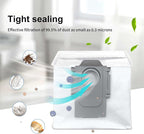 23 PCS Accessories Kit Compatible with Roborock S8 Pro Ultra Robot Vacuum Cleaner,6 Side Brushes,4 HEPA Filters,4 Dust Bags,1 Cleaning Brush,2 Main Brushes,4 Mop Pads,2 Tools