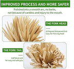 Bamboo Skewers 12 Inch,200 PCS Cocktail Skewers, Wooden Skewers for Appetizers，BBQ，Fruit Kabobs，Sandwich，Drink.…