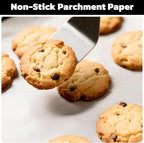 Beasea Parchment Paper Sheets, 200pcs 16x24 Inch White Precut Nonstick Heavy Duty Parchment Baking Paper Sheets for Air Fryer Cooking, Grilling, Frying and Steaming