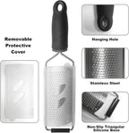 Cheese Zester Grater Handheld with Handle-Lemon Citrus Zester Tool Graters for Kitchen Stainless Steel Salad Spinner Cake Decorating Supplies,Perfect Kitchen Gadgets Zucchini Nutmeg Ginger Peeler