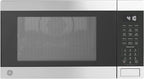GE GCST10A1WSS 4-in-1 Microwave Oven, 1,050 Watts Air Fryer, Broiler & Convection Mode, Child-Lock Technology, Kitchen Essentials for The Countertop or Dorm Room, 1.0 Cu. Ft, Stainless Steel