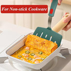 Silicone Spatula Turner, Heat Resistant Pancake Spatulas for Nonstick Cookware Pan, Wide Slotted Omelette Egg Spatula Fish Spatula Cooking Spatula for Kitchen Use Thin Flexible Spatula Dishwasher Safe