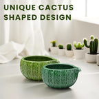 Matcha Whisk Set, Cactus Light Green Ceramic Matcha Set Includes Matcha Bowl, Matcha Whisk (Chasen) and Holder, Sifter, Bamboo Scoop & Spoon - 6 Pcs Matcha Kit for Matcha Lovers