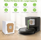 16 Pack Plus 405 Combo Dust Bags for Roomba Essential Q0520/Plus 405 Combo/Plus 505 Combo/Plus 504 Vac/Y0140 Combo/Y0110/Q0120/Q011/104 Combo/105 Combo/105 Vac/Max 705 Vac/205 Vac Dust Bag