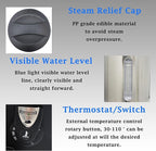 Commercial Electric Kettle Warmer Stainless Steel Hot Water Dispenser Hot Water Boiler And Warmer with Faucet Quick-Temp or Boil for Tea Coffee 1500W 12.9 Liter Capacity