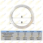 HLMOptimo Lazy Susan Bearing 14 inch Aluminum Turntable Ball Bearing, Heavy Duty Turner Bearing Silent Turntable Bearing Swivel Turntable Bearing 8/10/12/14 inch (14 inch)