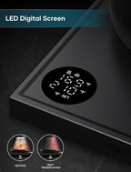 Electric Kettles, Gooseneck Electric Kettle, ±1℉ Temperature Control, Stainless Steel Inner, Quick Heating, for Pour Over Coffee, Brew Tea, Boil Hot Water, 0.9L Artisan