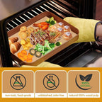 600Pcs Unbleached Parchment Paper Sheets for Baking, 12 x 16 Inch, Non-Stick Precut Half Sheet Parchment Paper for Baking, Cooking, Air Fryer, Oven (brown-12" x 16"-600pack)