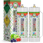 MassGass Whipped Cream Chargers 3.3L 2112g Whip Cream Charger Cylinder Bomb Pop Flavor(2 Cylinders)