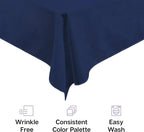 Gee Di Moda Rectangle Tablecloth - 60 x 102 Inch Hunter Green Table Cloth for 6 Foot Rectangle Table - Heavy Duty Washable Fabric - for 6 Ft Buffet Table, Holiday Party, Dinner, Wedding & Baby Shower