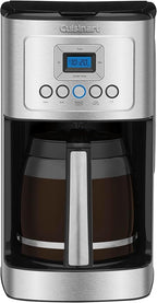 Cuisinart 14-Cup Coffee Maker, Programmable PerfecTemp Glass Carafe Coffee Machine with 1-4 Cup Setting, Brew Strength Control and Brew Pause, Stainless Steel, DCC-3200NAS