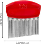 Joie Crinkle Cutter Knife, Wavy Slicer for Potatoes, Vegetables and Fruits, Great for Kids First Cutting Tool, Fun Kitchen Gadget, Stainless Steel, BPA-Free, Colors May Vary