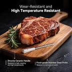 INKBIRD Wireless Meat Thermometer INT-11S-B, Bluetooth 5.4 Thermometer with Ultra-High Detection Accuracy of ±0.5°F, 5 Sensors in 1 Probe Smart Meat Thermometer for Grills, Ovens, Smokers, Air Fryers