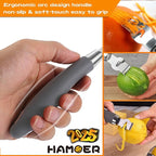 Grater Zester for Cheese Chocolate Lemon Fruit Ginger Multi-Tool Set Ergonomic Non-Slip Handle (Two Tools)…
