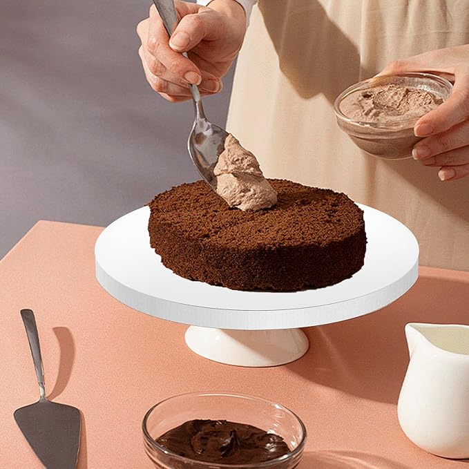 10pcs 16inch Food Grade Cake Rounds,1/2" Thick Cake Base Sturdy Multiple Layers of Corrugated Cardboard for Heavy or Multi Layer Cakes, Pastry, Display (16inch/10pcs)