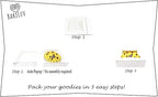 BAKELUV 9x9x2.5 White Pie Boxes with Window, 100 Pack Food Grade Cardboard Bakery Boxes