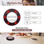 Pagers for Restaurants 20 Coaster Beeper, Restaurant Pager System Long Range, Customer Queue Pagers Set with Vibration, Flashing and Buzzer, Beepers for Food Truck, Church, Nursery