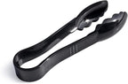 New Star Foodservice 35698 Utility Tong High Heat Plastic, Scalloped, 6 inch, Black, Set of 12