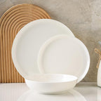 Stone Lain Gabrielle Formal Bone China Dinnerware Set for 8, White
