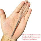 CHuangQi (Pack of 12) 7 inch Stainless Steel Whisk for Cooking, Blending, Whisking, Beating, Stirring, Balloon Whisk/Kitchen Whisk