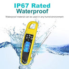 Instant Read Meat Thermometer for Kitchen Cooking, Ultra Fast Precise Waterproof Digital with Backlight, Magnet and Foldable Probe for Food,Deep Fry, Outdoor BBQ, Grill(Yellow)