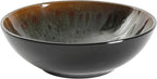Gibson Elite Kyoto Double Bowl Dinnerware Set, Service for 4 (16pcs), Teal