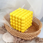 Bubble Cube Silicone Candle Mold for Candle Making, Silicone Soap Mold Fondant Chocolate Cake Mould Epoxy Resin Casting Mold DIY Wax,Polymer Clay