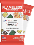 Flameless Food Warming Pads (Pack of 2) - Food Warmers for Parties Buffet Disposable - Party Buffet Servers and Warmers for Half Size Pans - Heating Pads for Chafing Dish- Must-Have Catering Supplies