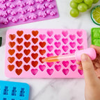 Gummy Candy Molds with 2 Droppers, Silicone Molds Include Bear, Dinosaur, Heart, Flower, Paw, 5 Pcs, 210 Cavities